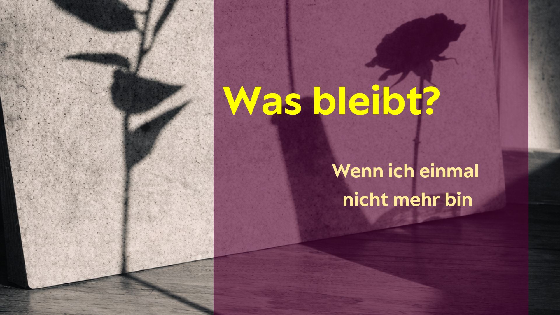 „Was bleibt.“: Über den Tod reden – fürs Leben lernen